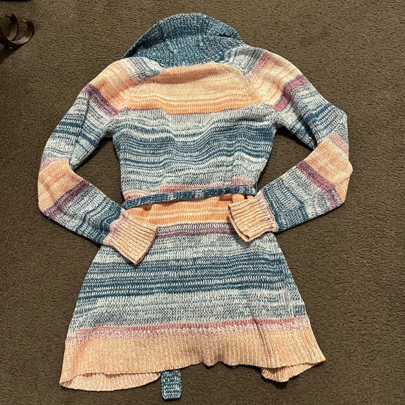 Sundance Hayden Striped Long Knit Duster Cardigan - Picture 6 of 7